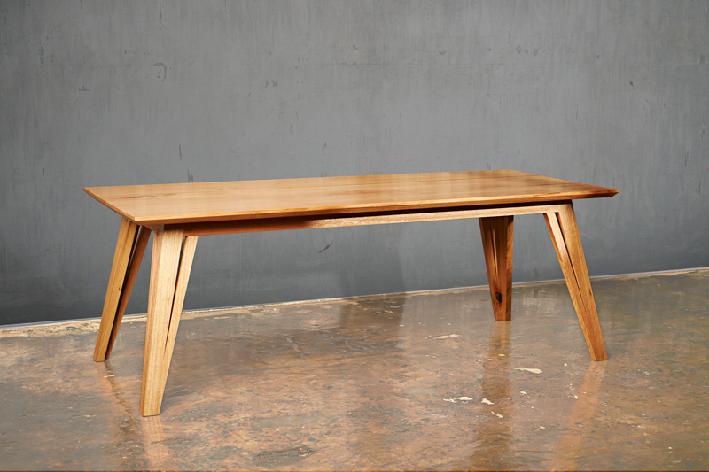Handmade timber table custom Australian furniture design